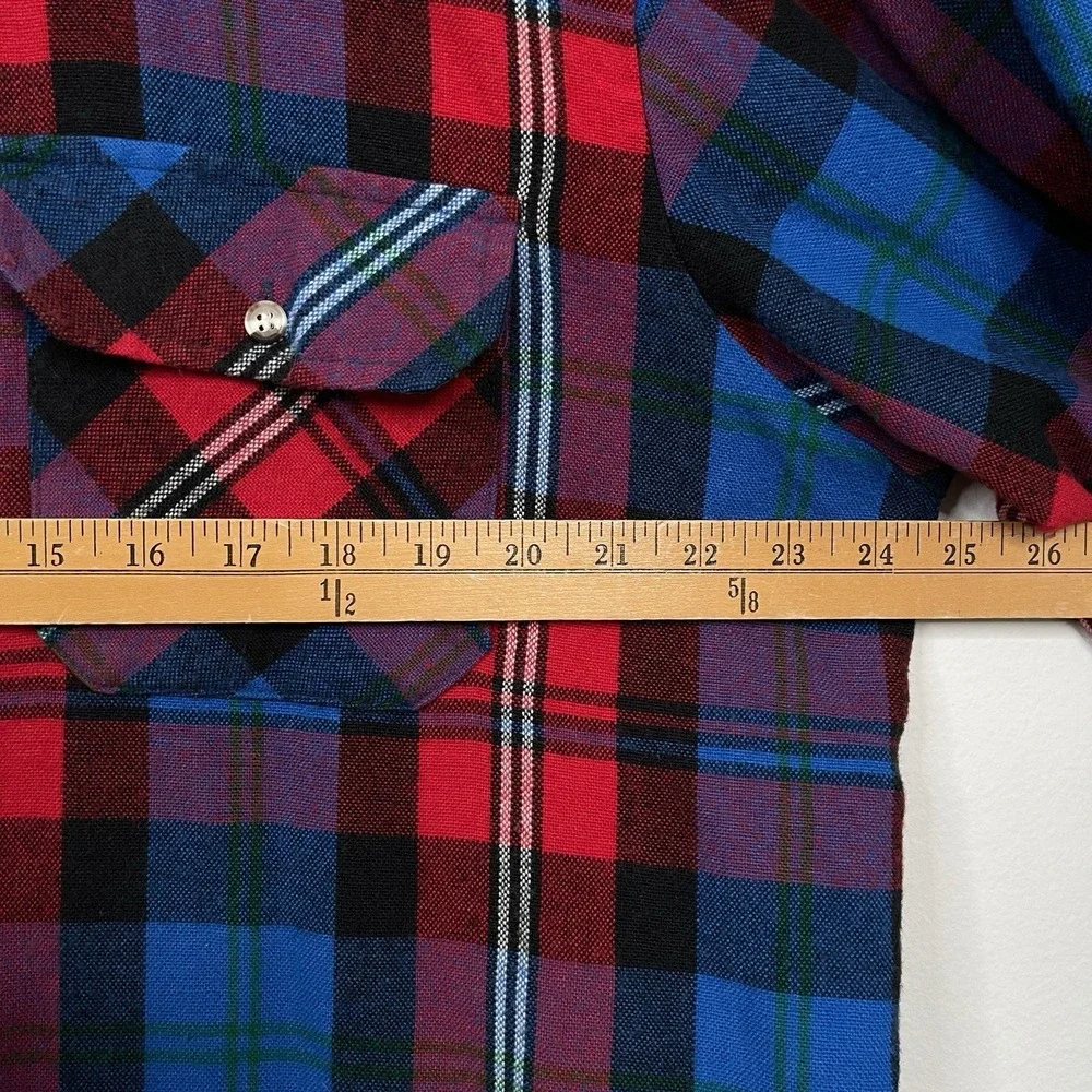 Vintage Outdoor Exchange Mens Plaid Flannel Shirt Size XL Country Ranch Outdoors